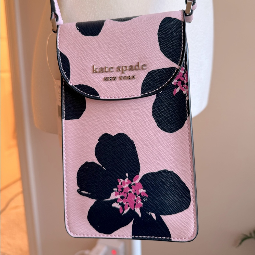 ❤️NWT❤️ Kate Spade Crossbody Phone Bag – Cameron Grand Flora, Pink & Black